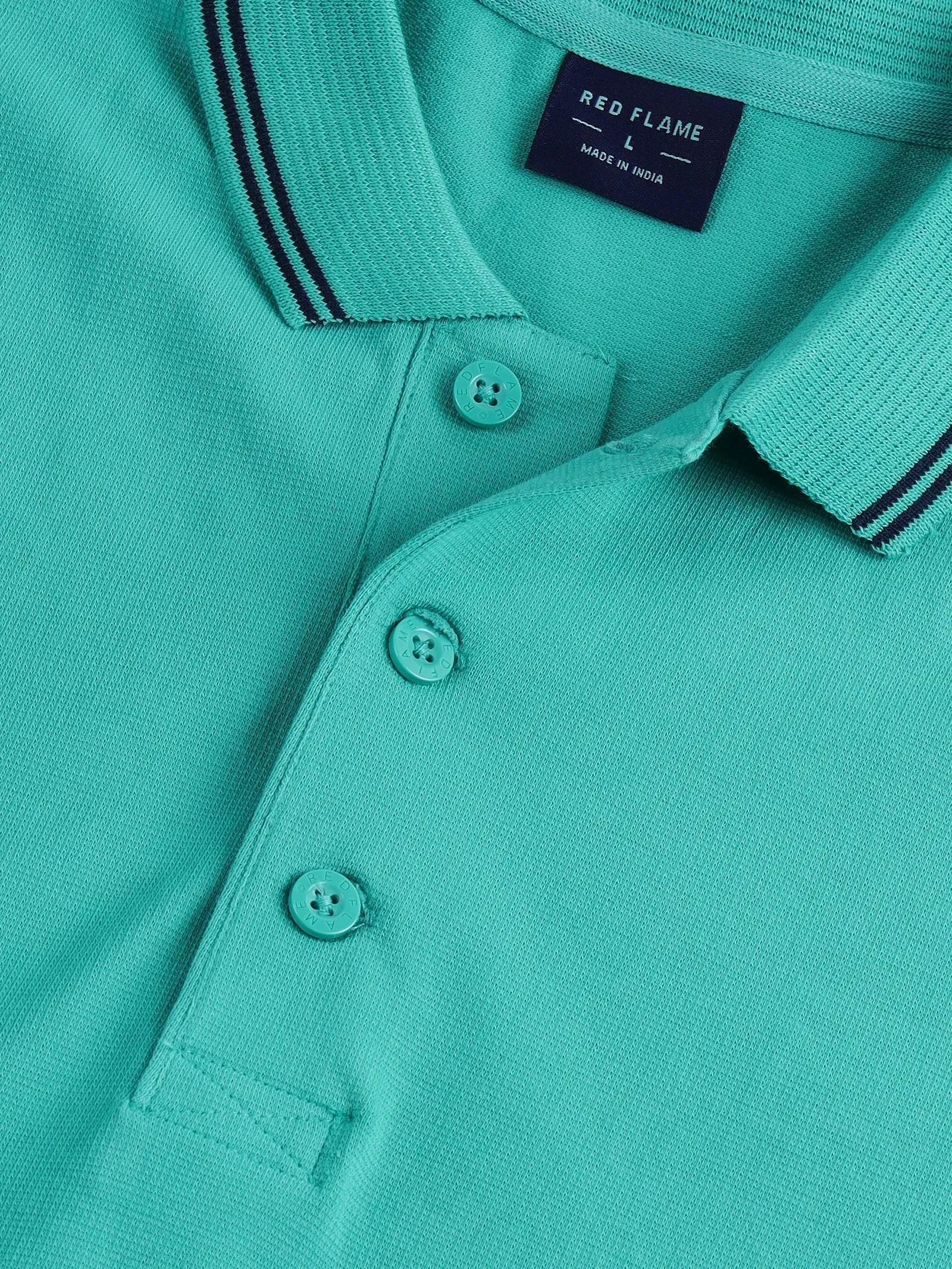 100% Cotton Waffle Polo