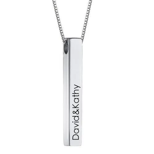 3D Bar Necklace