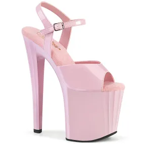 7 Inch Heel ENCHANT-709 Baby Pink Patent