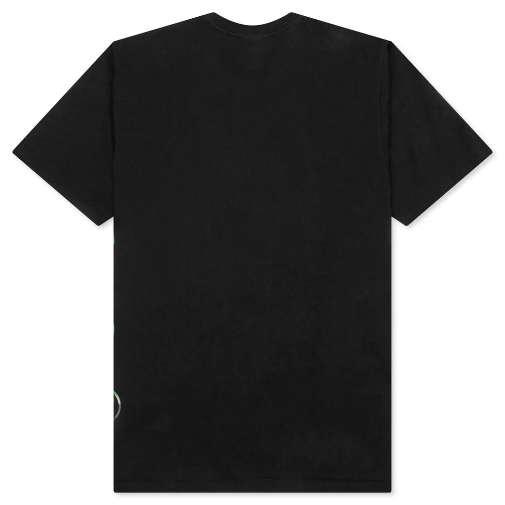 Abc Camo Side Big Ape Head Tee - Black/Green