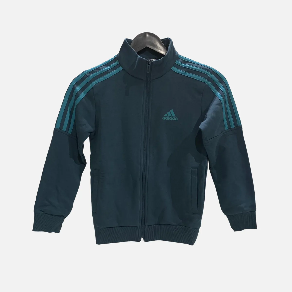 Adidas 3 Stripes Full Sleeve Kids TackTop (7-16 Years) -Arctic Night