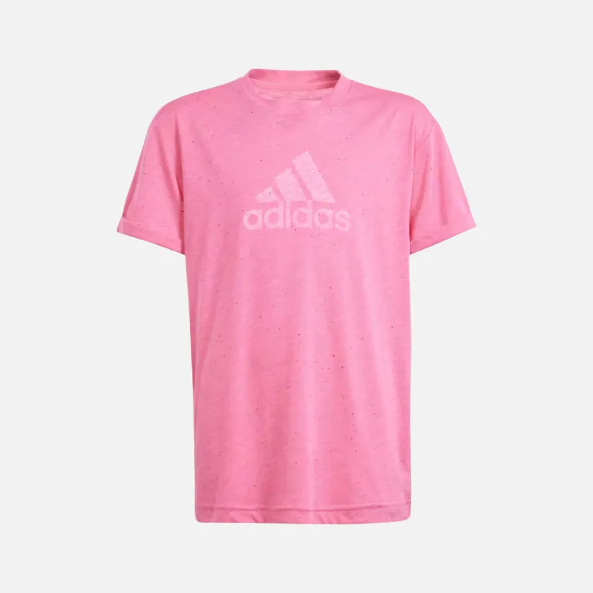 Adidas Future Icons Winners Girls T-shirt (7-15 Years) -Pulse Magenta Mel./White