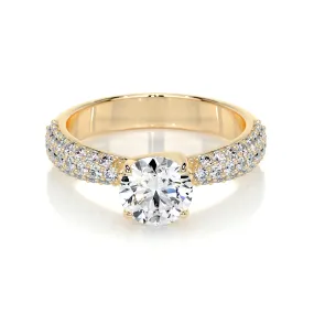 Alora Lab Grown Diamond Ring -18K Yellow Gold