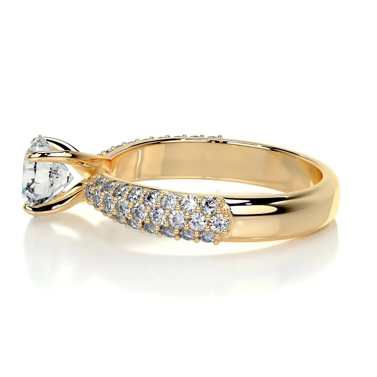 Alora Lab Grown Diamond Ring -18K Yellow Gold