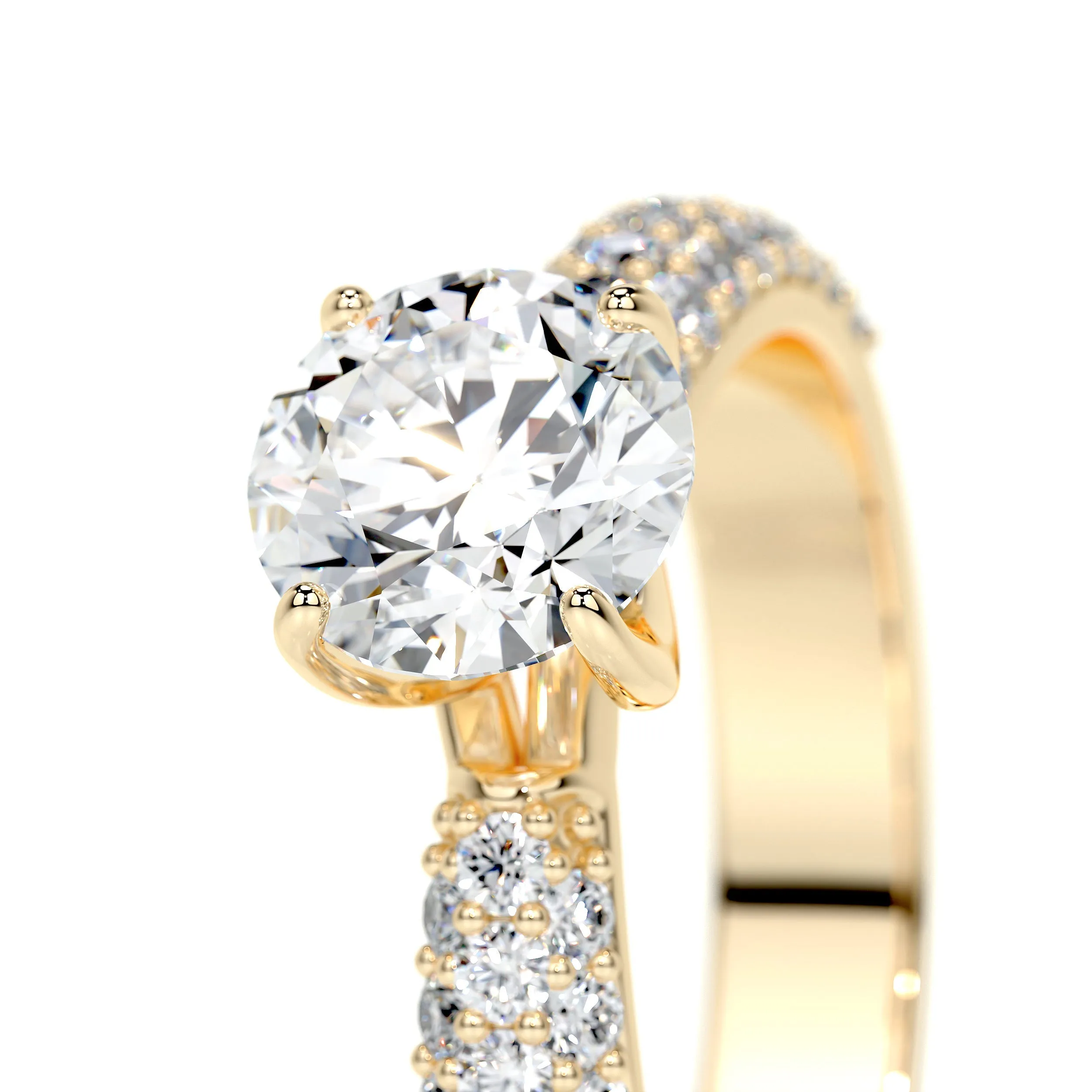 Alora Lab Grown Diamond Ring -18K Yellow Gold