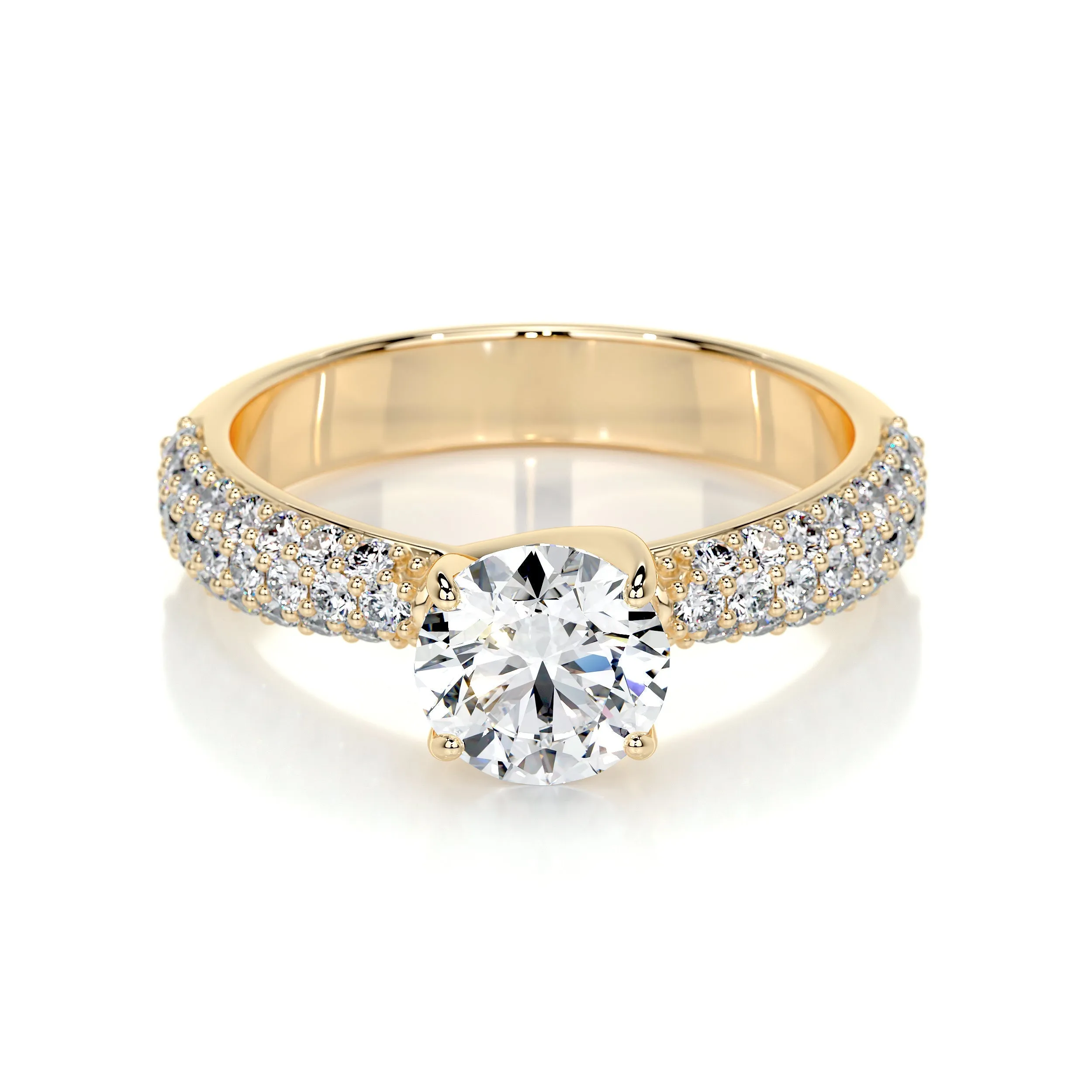 Alora Lab Grown Diamond Ring -18K Yellow Gold