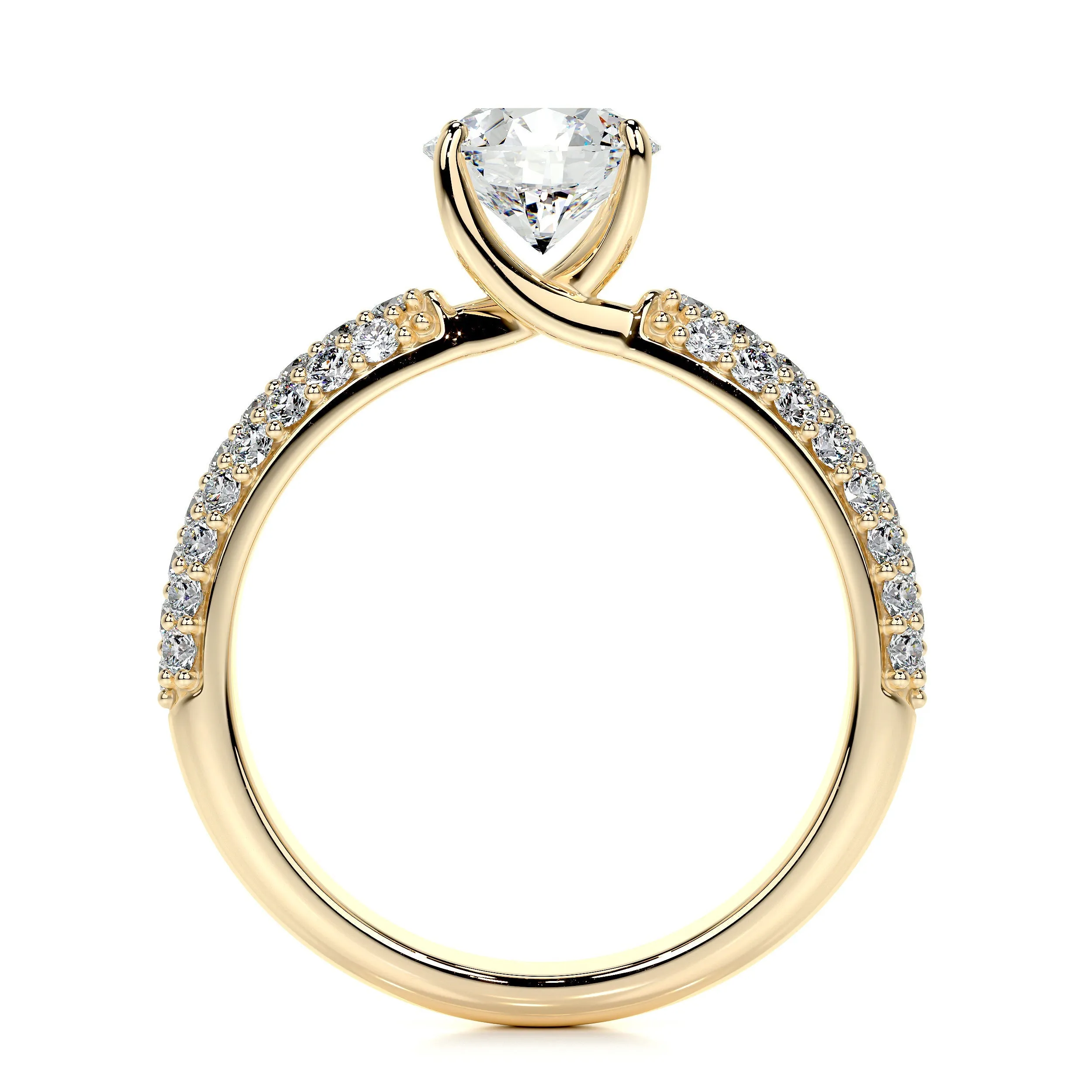 Alora Lab Grown Diamond Ring -18K Yellow Gold