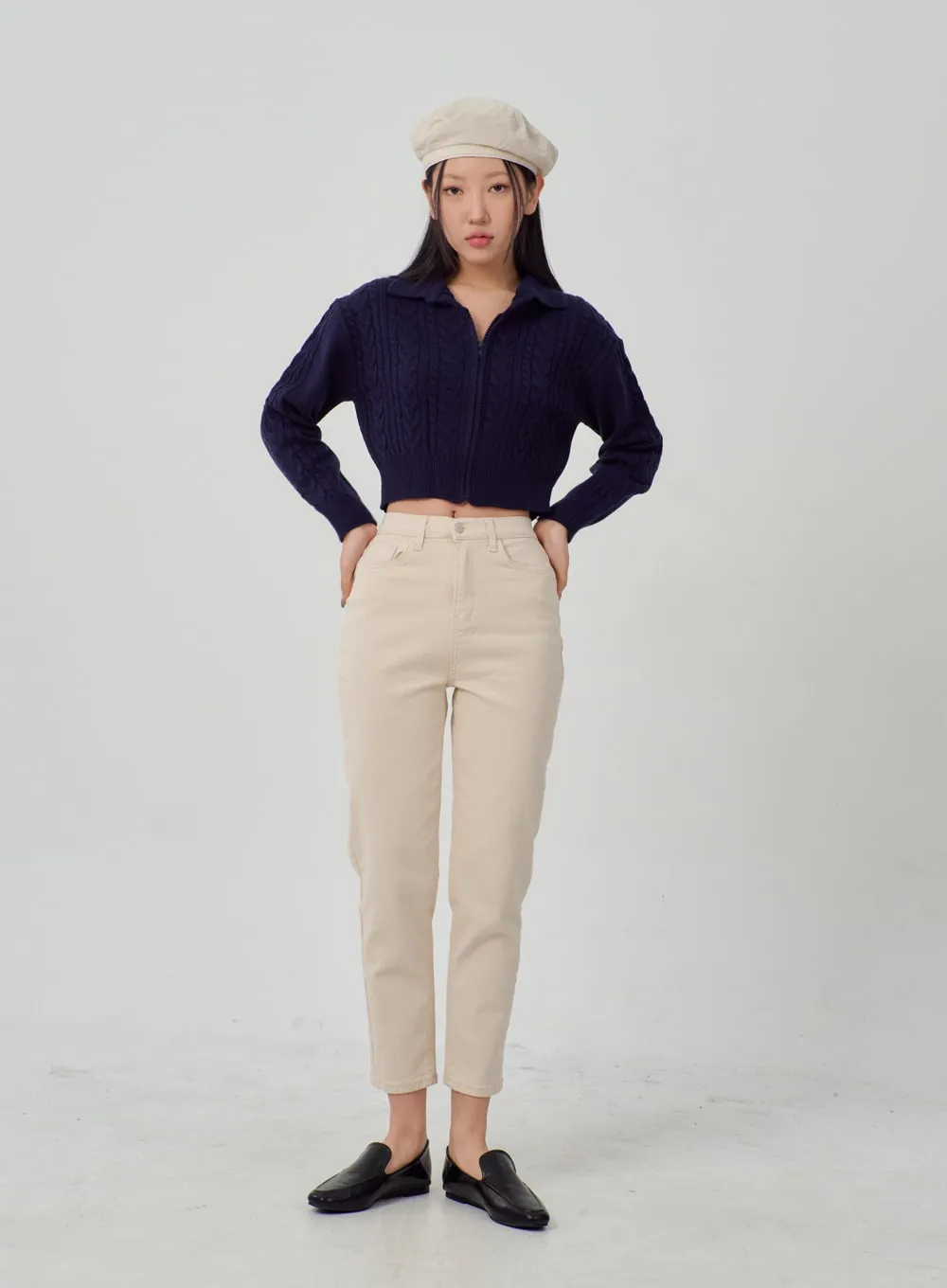 Ankle Cotton Pants IM316