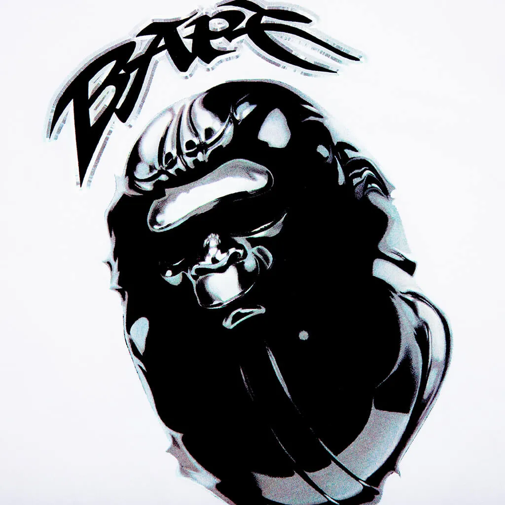 Ape Head Graffiti Tee - White