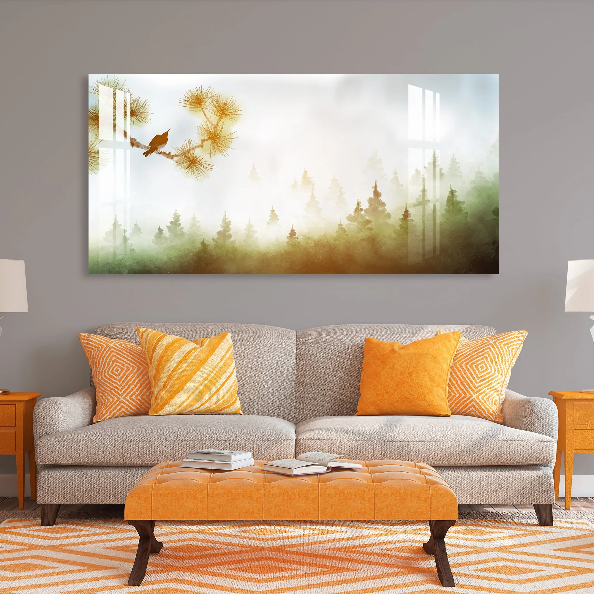 Autumn Morning Acrylic Wall Art