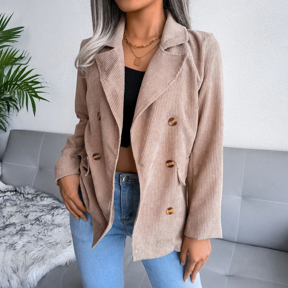 BerriesJam - Autumn and Winter Double-breasted Small Blazer Jacket