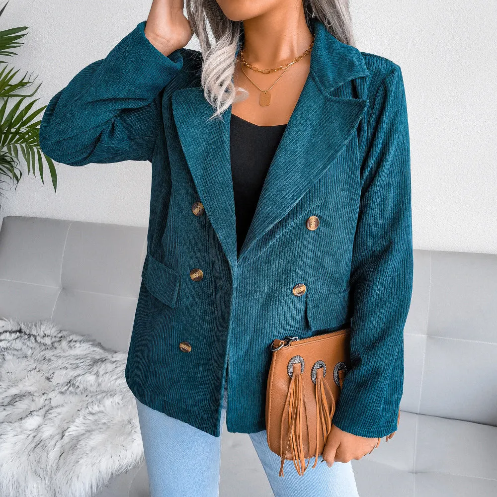 BerriesJam - Autumn and Winter Double-breasted Small Blazer Jacket