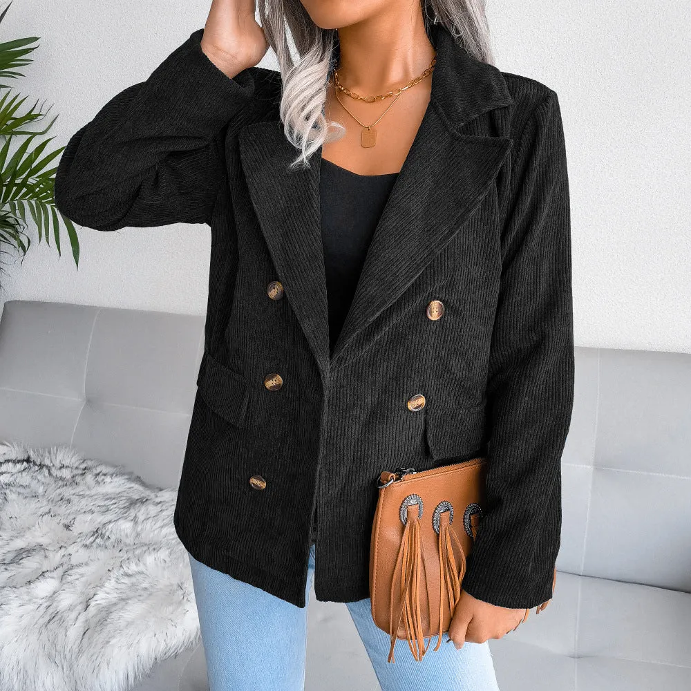 BerriesJam - Autumn and Winter Double-breasted Small Blazer Jacket