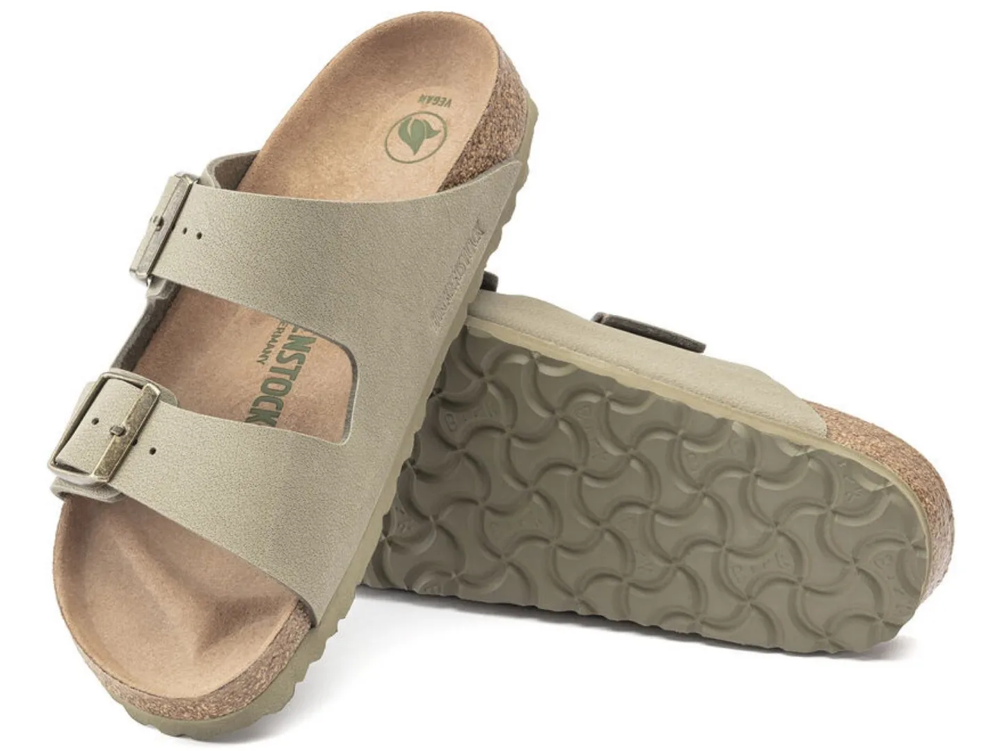 Birkenstock: Arizona Khaki Vegan