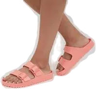 Birkenstock Pink Arizona Eva Narrow Fit Sandal In Coral BNIB UK 6 EU 39 👠