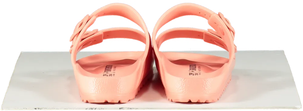 Birkenstock Pink Arizona Eva Narrow Fit Sandal In Coral BNIB UK 6 EU 39 👠