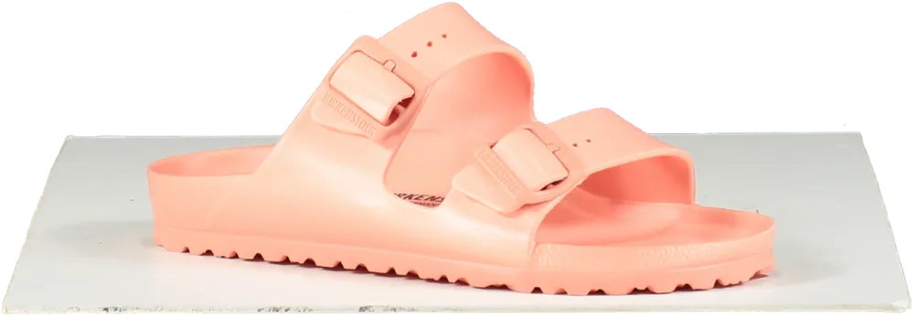 Birkenstock Pink Arizona Eva Narrow Fit Sandal In Coral BNIB UK 6 EU 39 👠