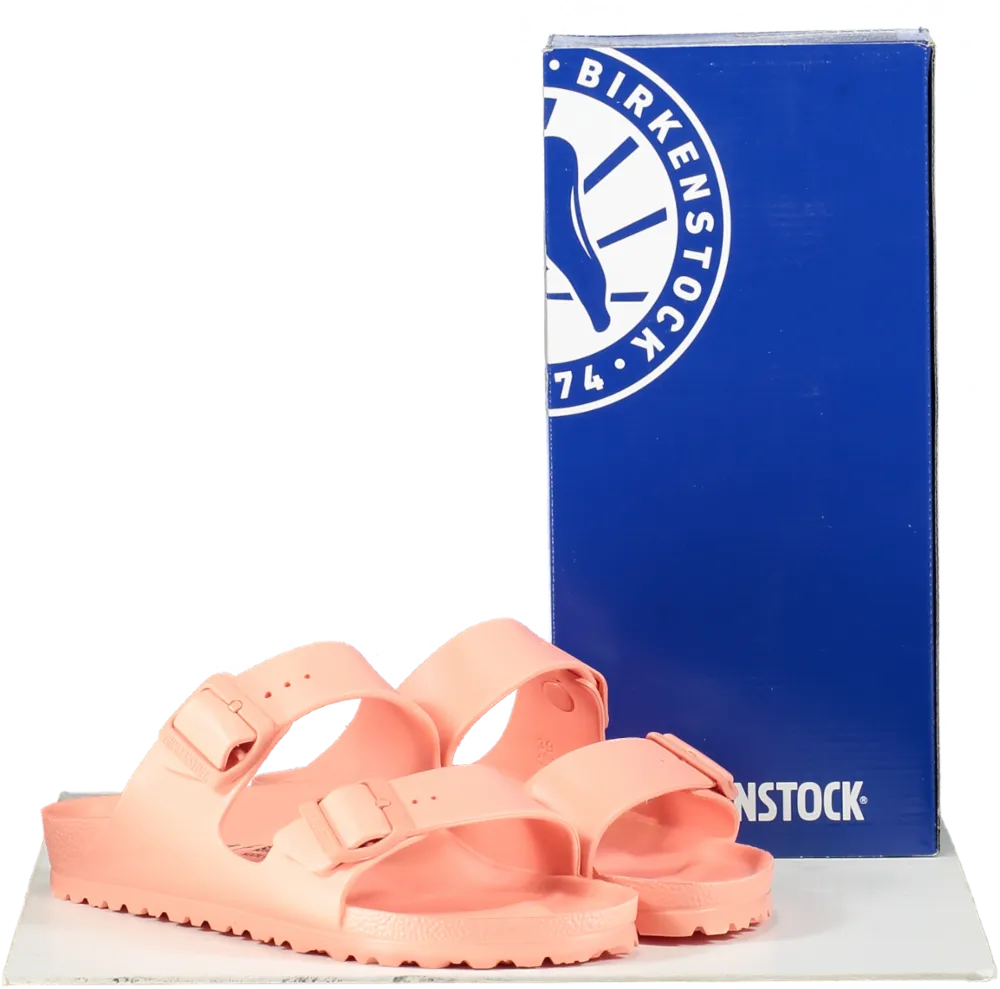 Birkenstock Pink Arizona Eva Narrow Fit Sandal In Coral BNIB UK 6 EU 39 👠