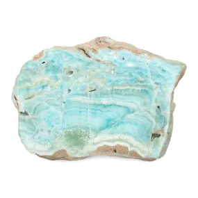 Blue Aragonite, Polished Slate