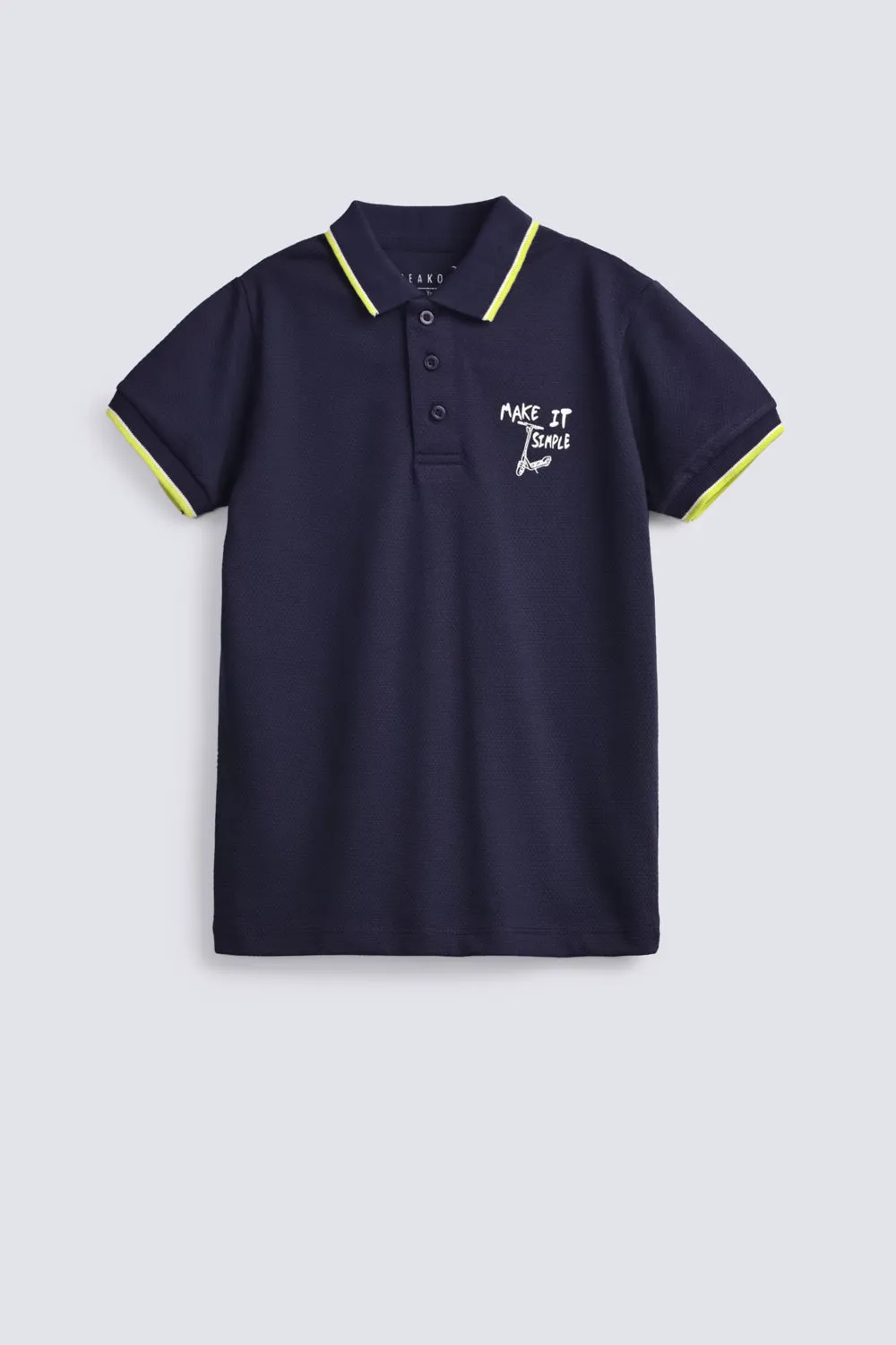 BOYS SPECIAL KNIT POLO