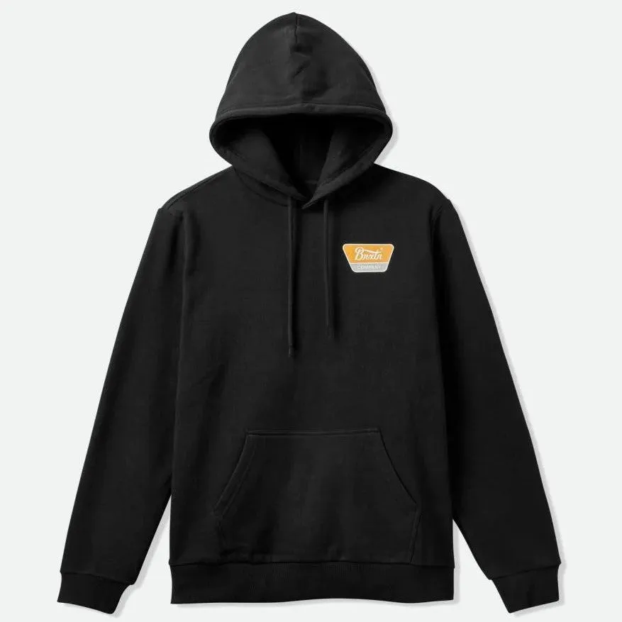 BRIXTON Linwood Fleece Hood - Black