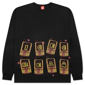 Call My Bluff L/S Tee - Black