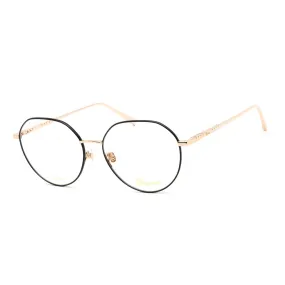 Chopard VCHF71M Eyeglasses Shiny Rose Gold/Black / Clear Lens