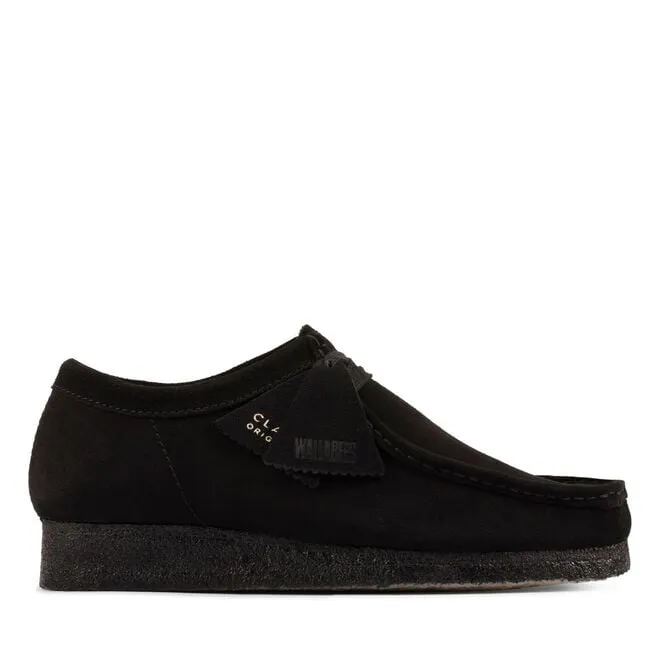 Clarks Wallabee women black