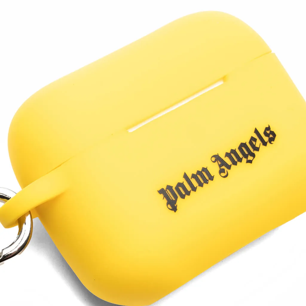 Classic Logo Airpod Case Pro - Yellow/Black