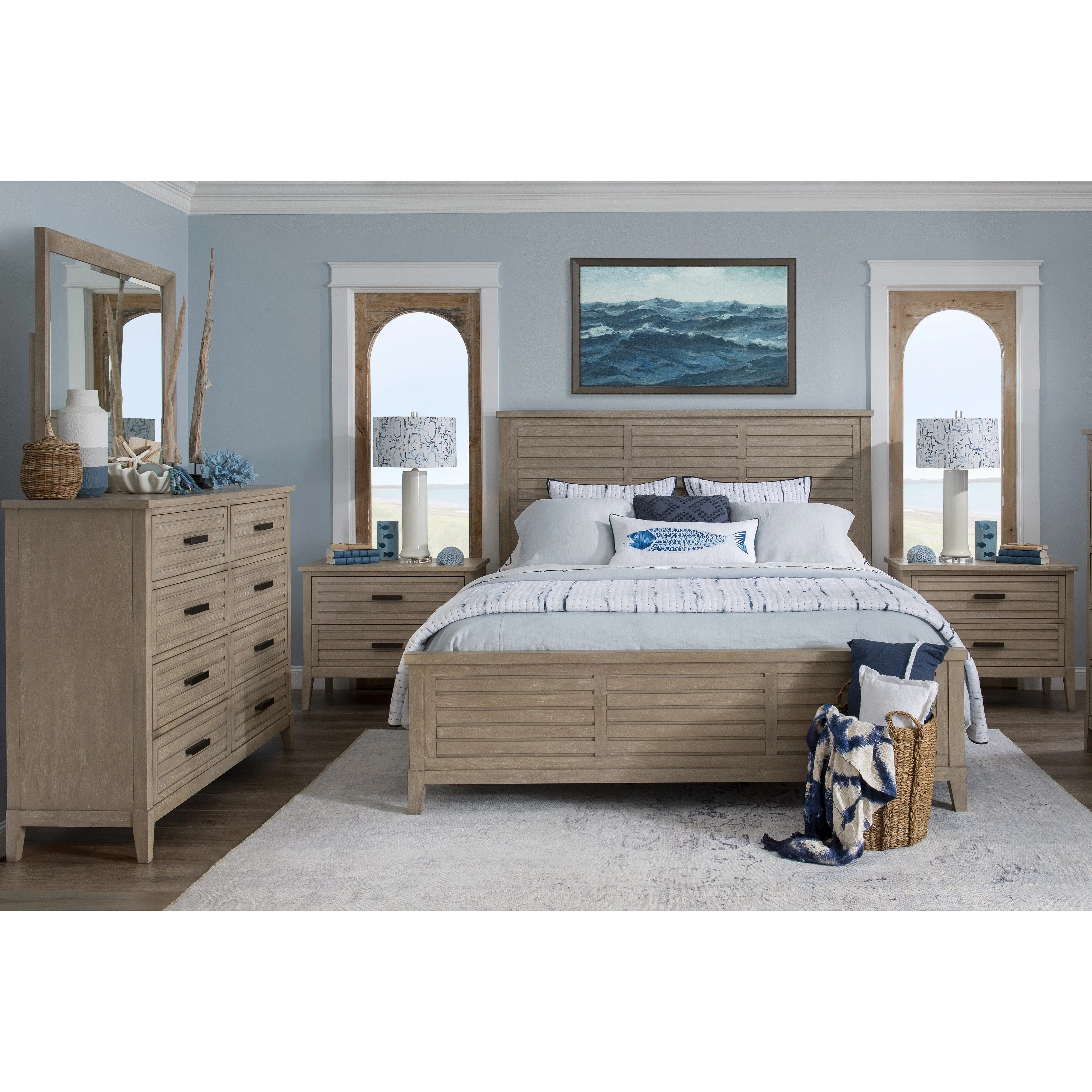 Coastal Sand 3-Pc Queen Bedroom Set