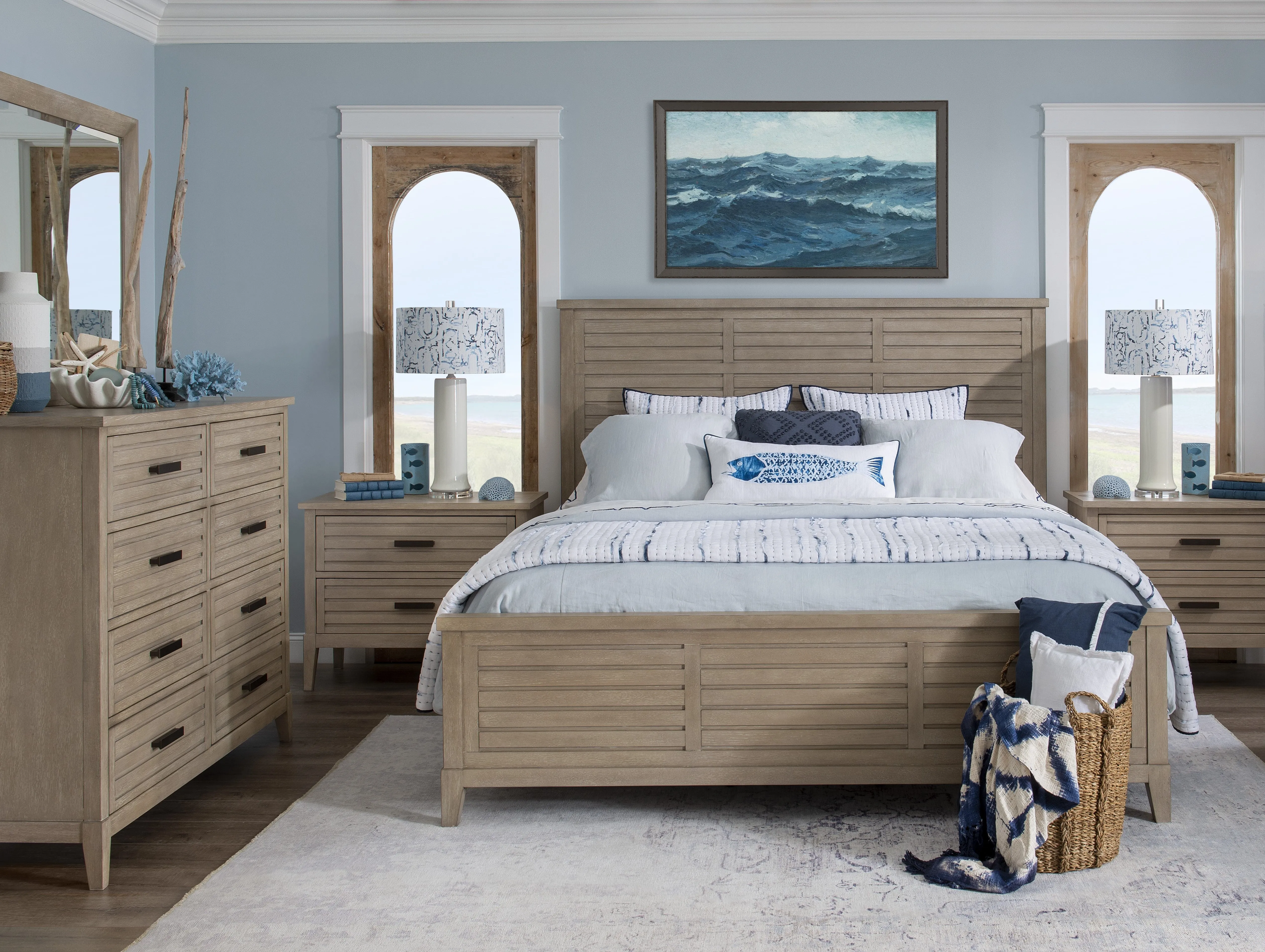 Coastal Sand 3-Pc Queen Bedroom Set