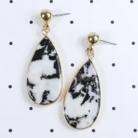 Crystal teardrop earrings