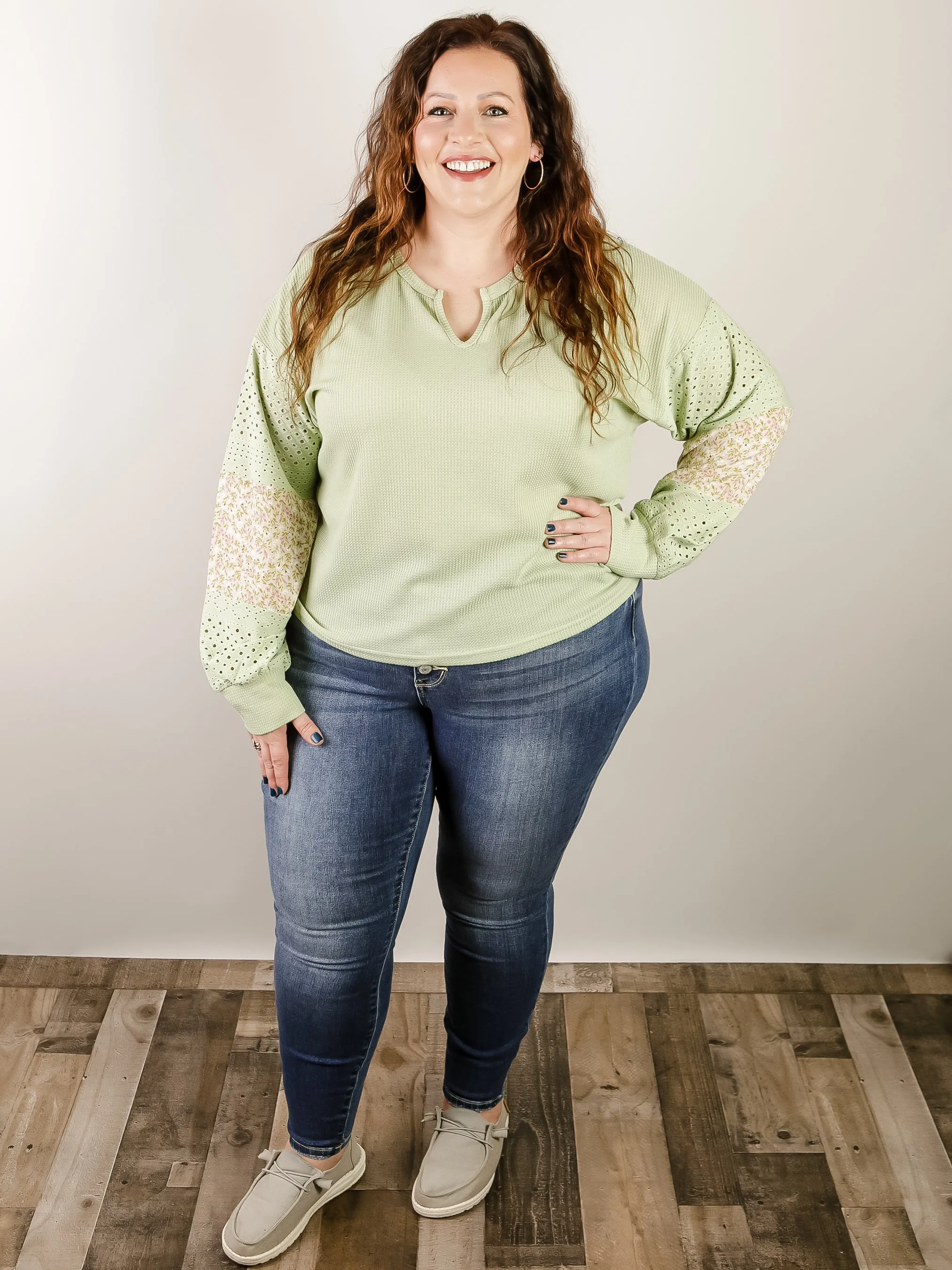 Curvy Sage Thermal with Print Sleeve