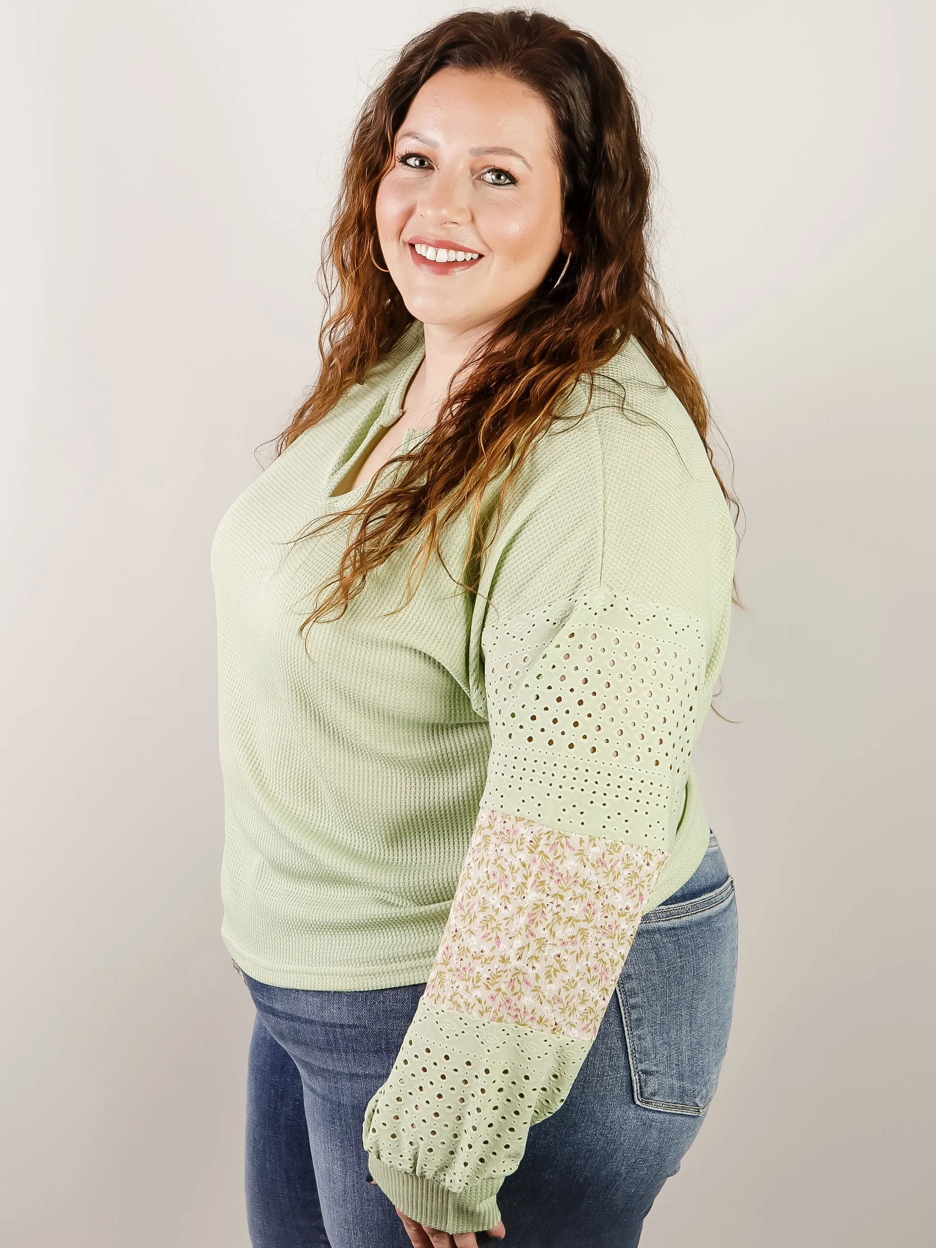 Curvy Sage Thermal with Print Sleeve