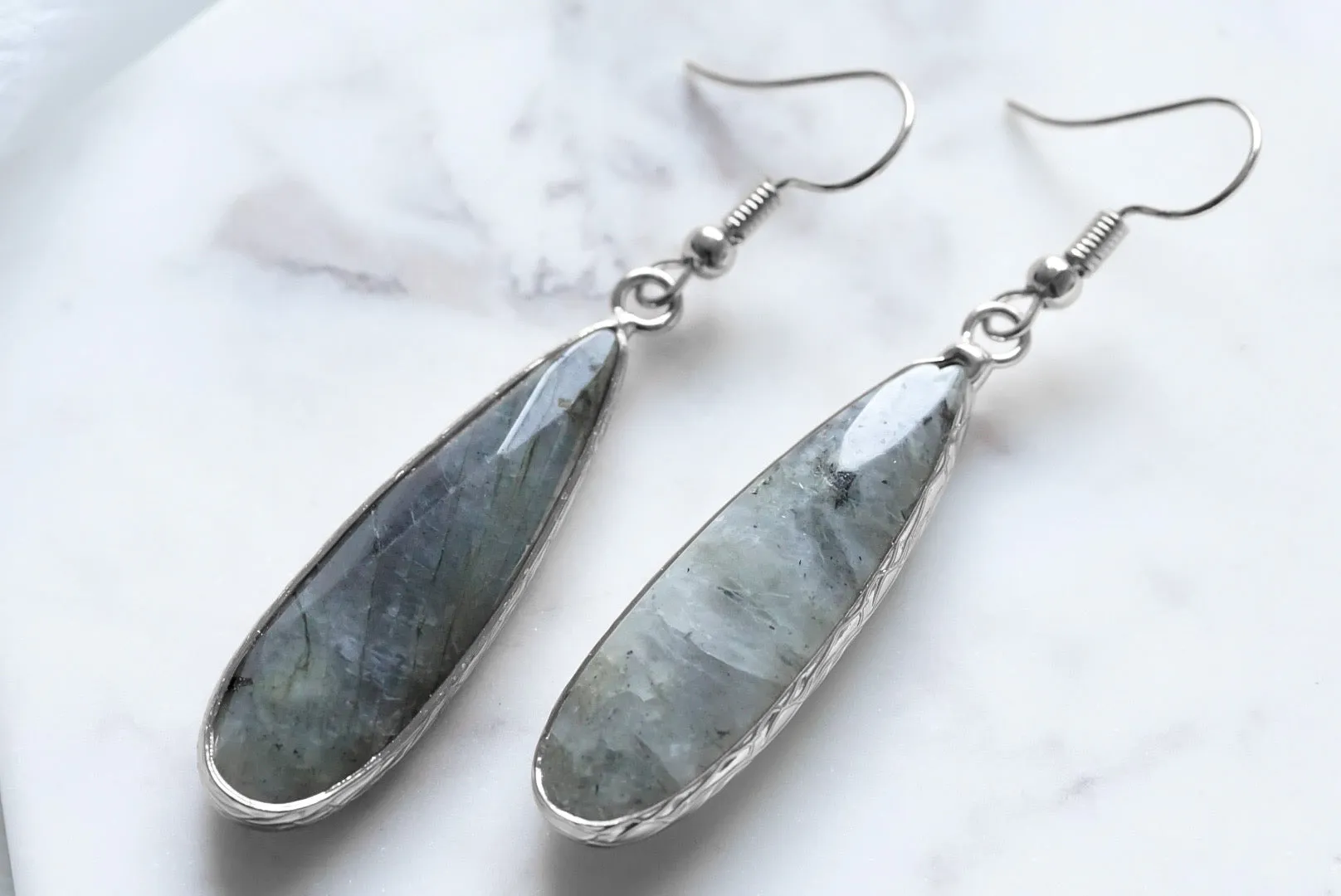 Darcy Collection - Silver Haze Earrings