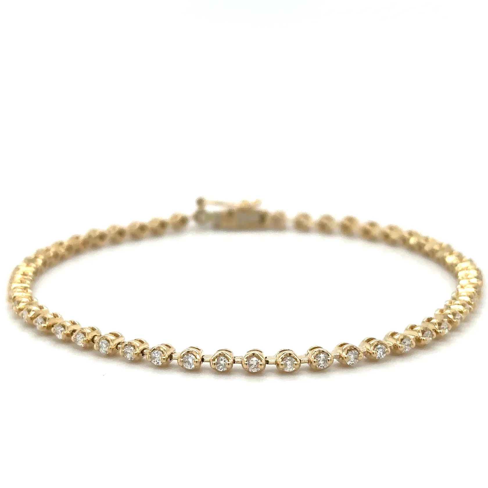 Diamond Bezel Tennis Bracelet