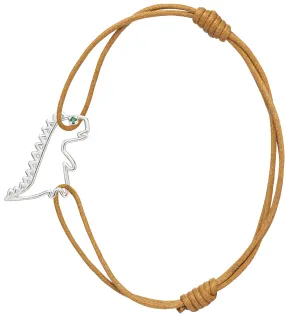 DINO ESMERALDA WG CORD BRACELET