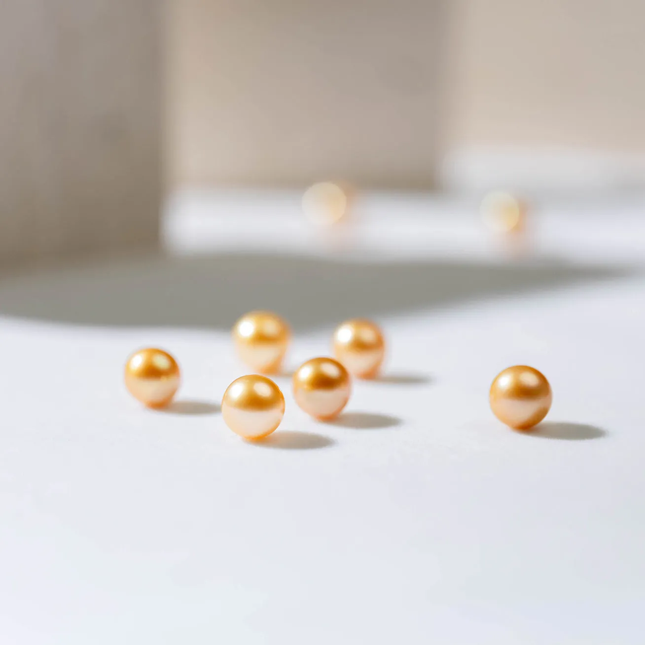 Drop Shape Golden Saltwater Pearl WA00021