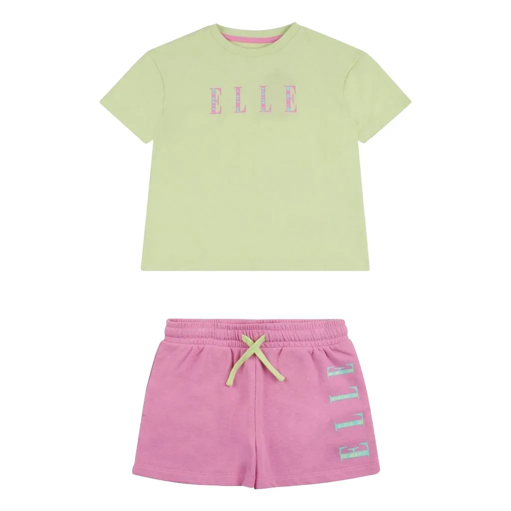 Elle Graphic Tee & Short Set Junior