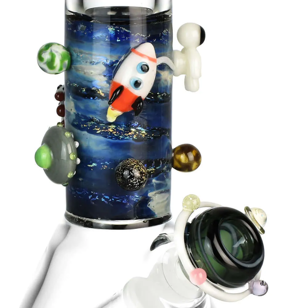 Empire Glassworks Galaxy Beaker Water Pipe 8"