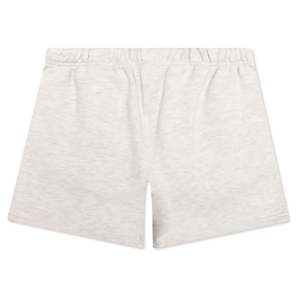 Essentials Kid's Sweatshort - Light Heather Oatmeal