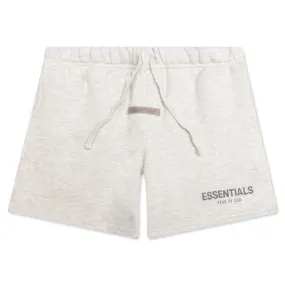 Essentials Kid's Sweatshort - Light Heather Oatmeal