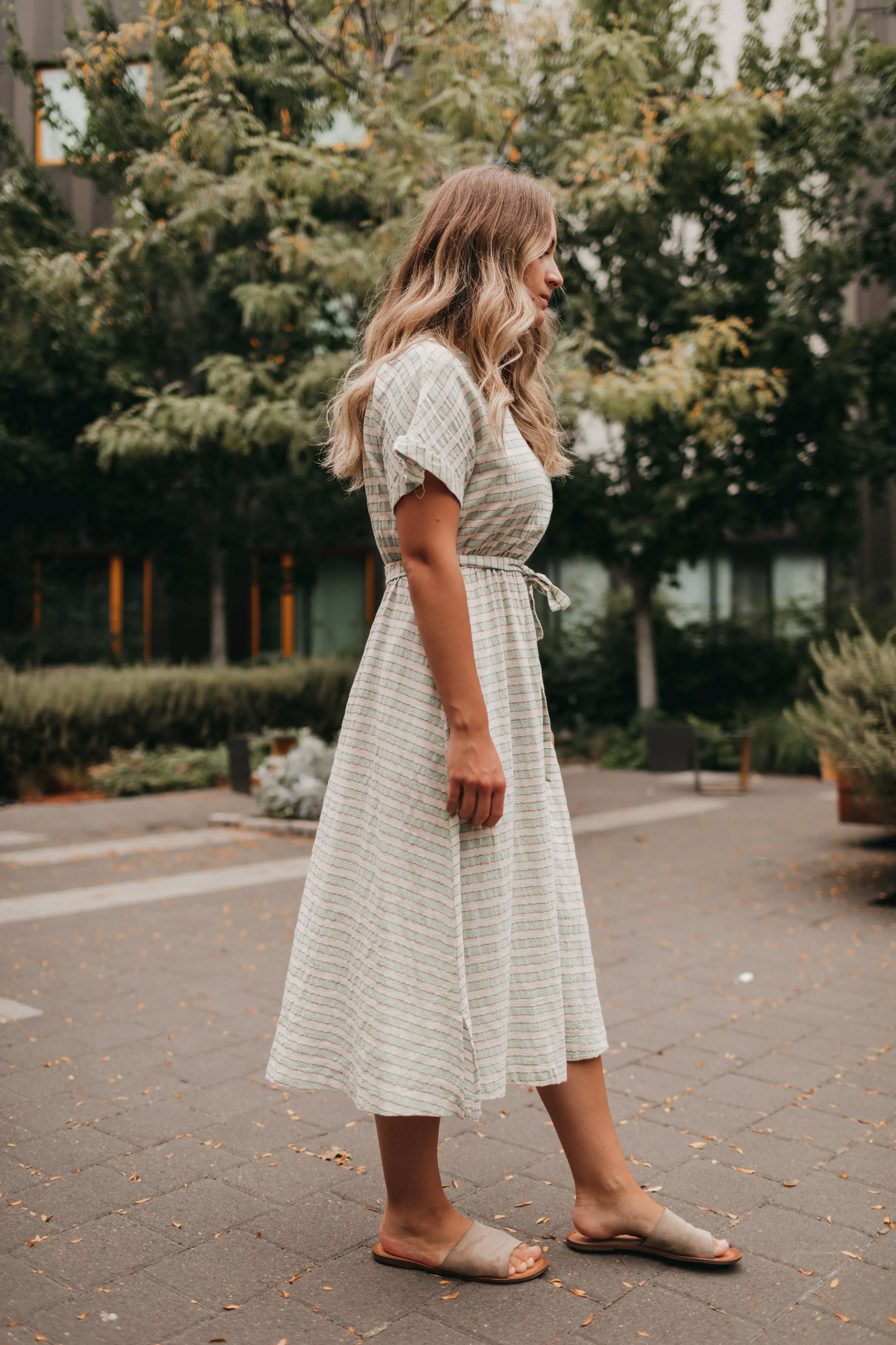 Eva Midi Dress in Sage