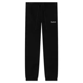 Flame Sweatpants - Black