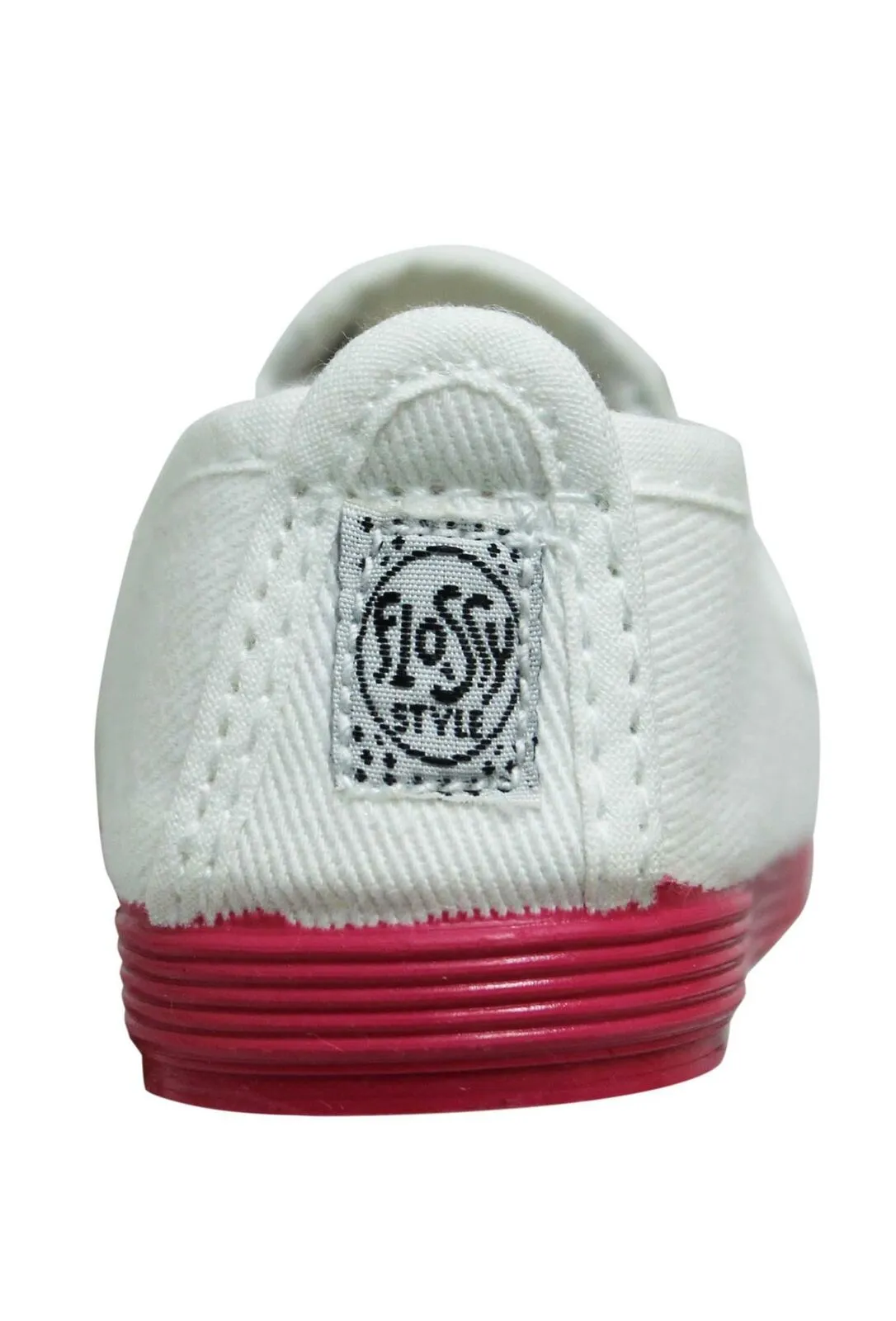 Flossy Style Luna Kids White Plimsolls