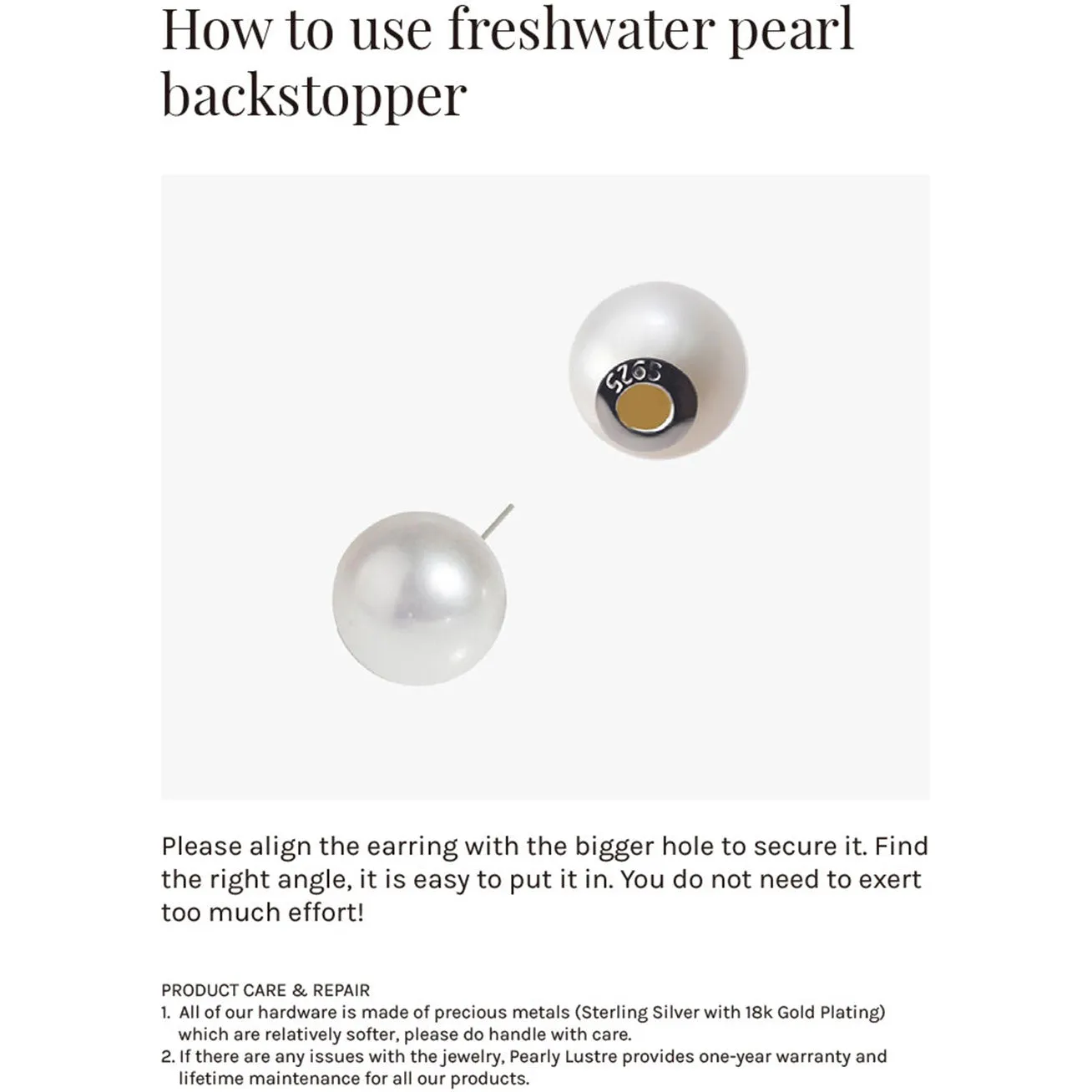 Freshwater Pearl Earrings WE00467 | SAFARI