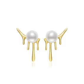 Freshwater Pearl Earrings WE00528 | FLUID