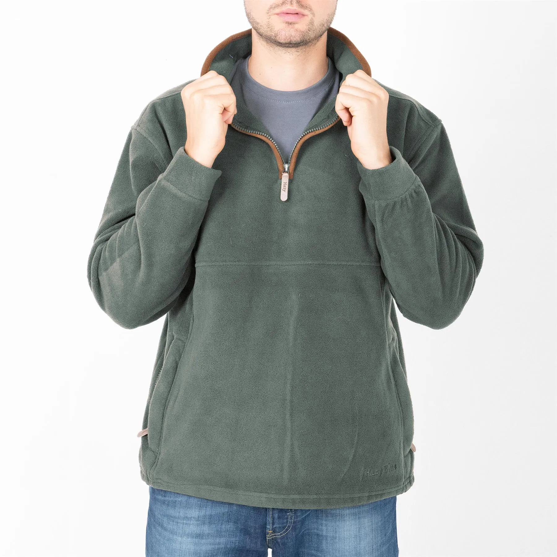 Hazy Blue HAMILTON Mens Fleece Jacket