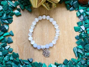 Holiday Collection || Selenite & Blue Lace Agate || Reiki Infused