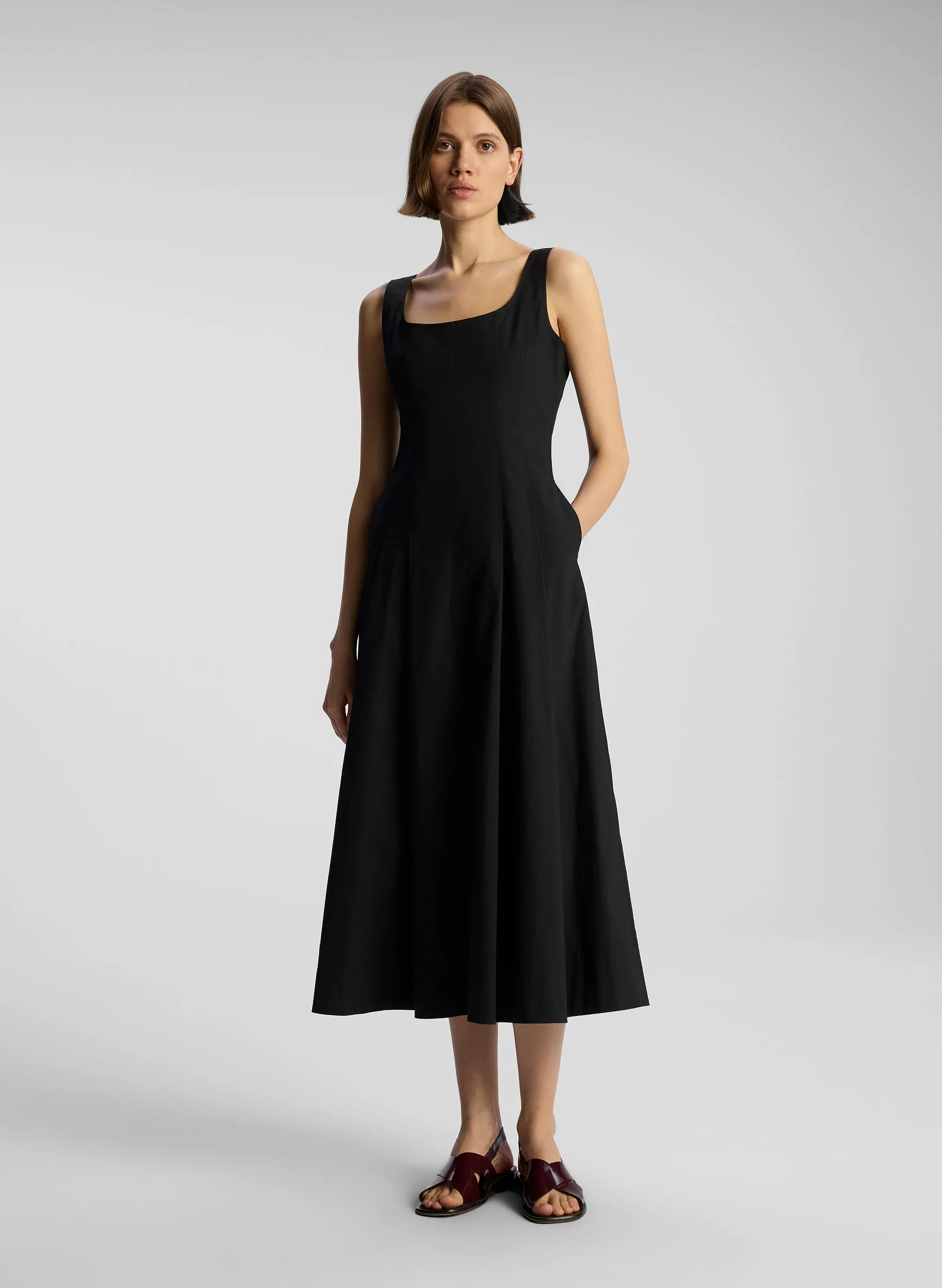 Isabel Cotton Midi Dress